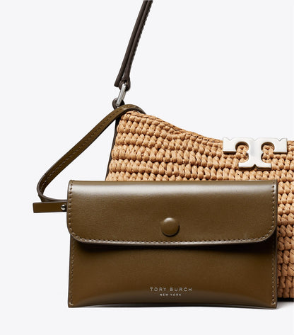 Eleanor Raffia Slim Shoulder Bag