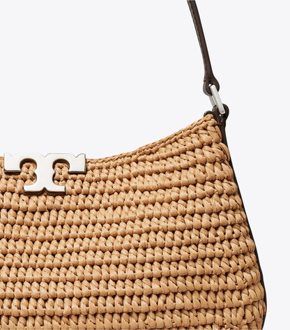Eleanor Raffia Slim Shoulder Bag