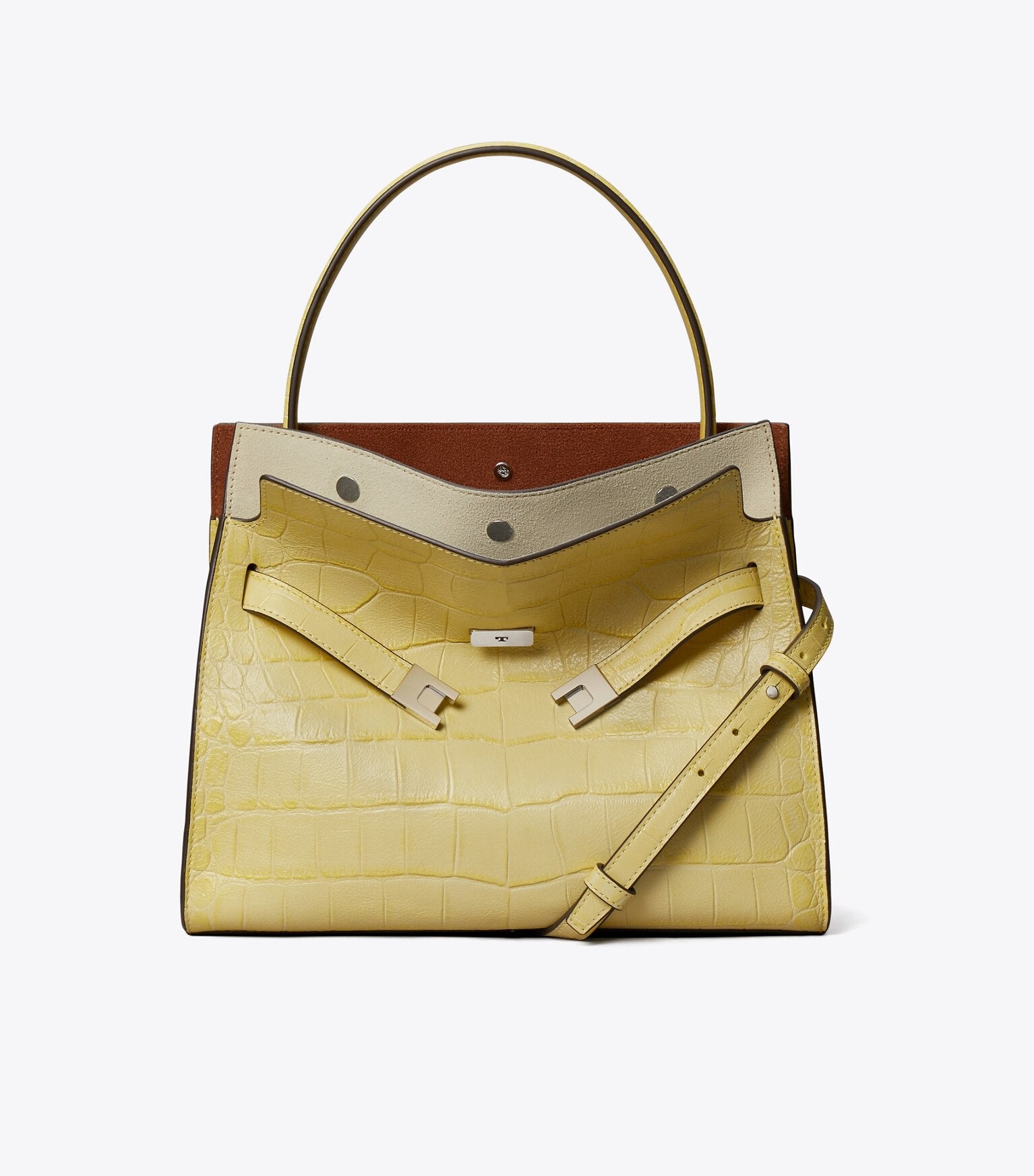 Small Lee Radziwill Embossed Double Bag