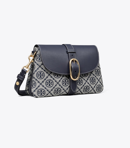 T Monogram Soft Small Shoulder Bag