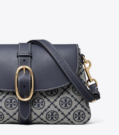 T Monogram Soft Small Shoulder Bag