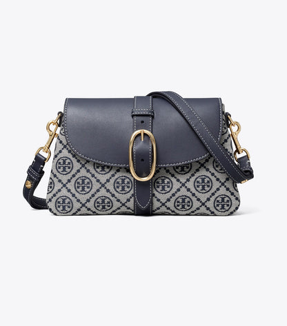 T Monogram Soft Small Shoulder Bag
