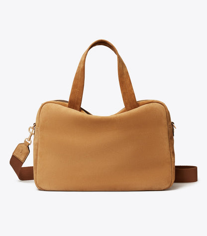 Suede Oversized Satchel