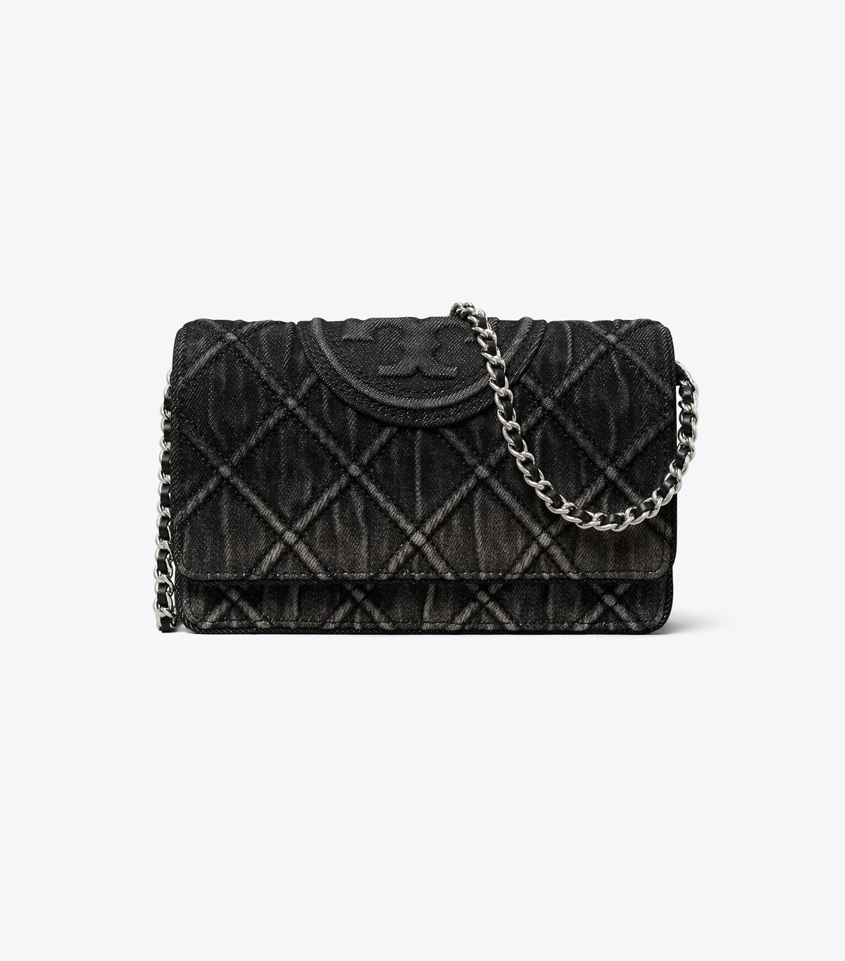 Fleming Denim Chain Crossbody