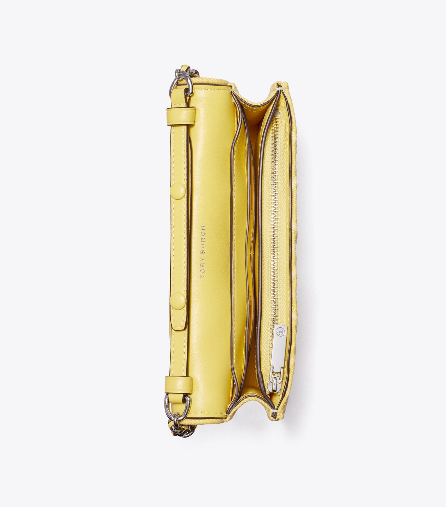 Fleming Denim Charm Chain Crossbody