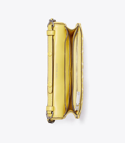 Fleming Denim Charm Chain Crossbody