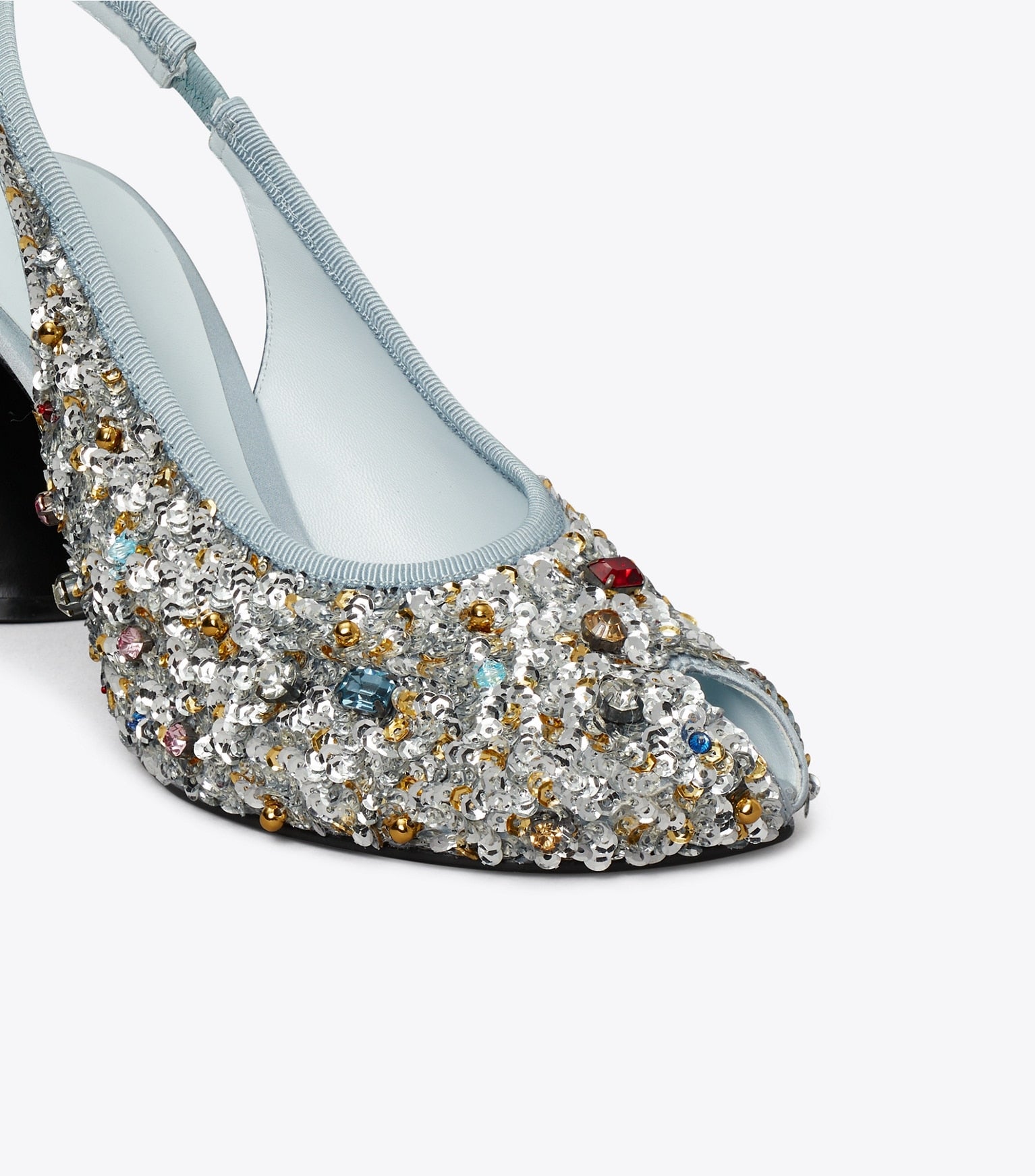 Peep-Toe Slingback Pump