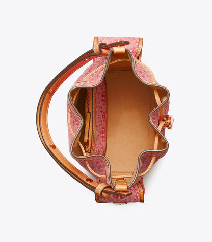 T Monogram Denim Bucket Bag