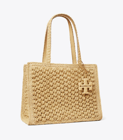 Small Ella Hand-Crocheted Popcorn Tote