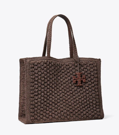 Large Ella Hand-Crocheted Popcorn Tote