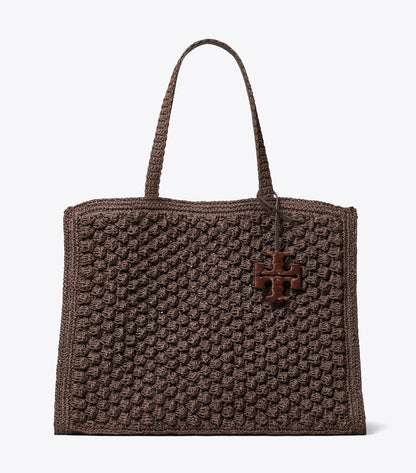 Large Ella Hand-Crocheted Popcorn Tote