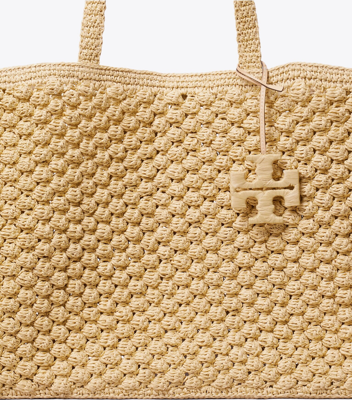 Large Ella Hand-Crocheted Popcorn Tote