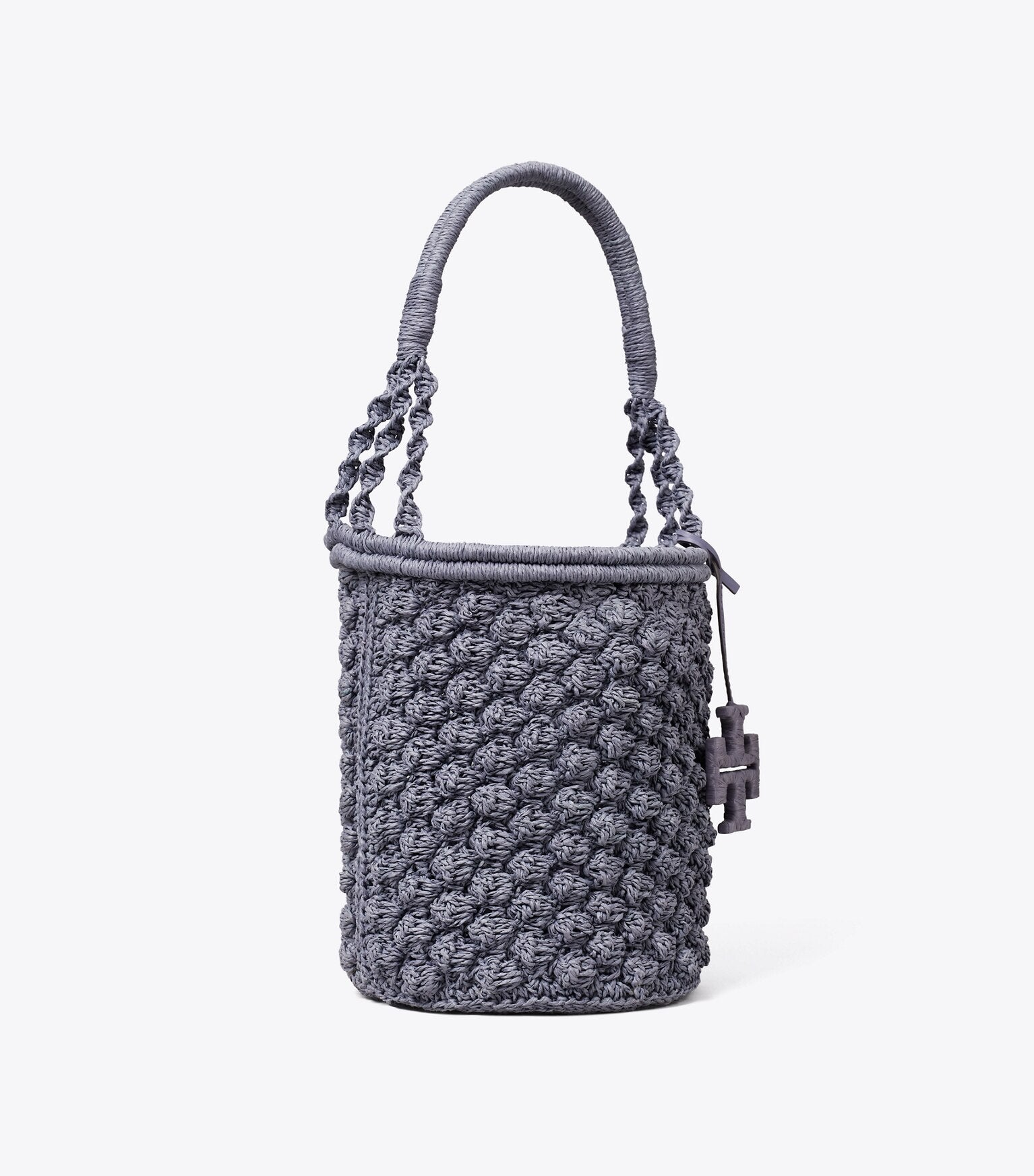 Ella Hand-Crocheted Popcorn Bucket Bag