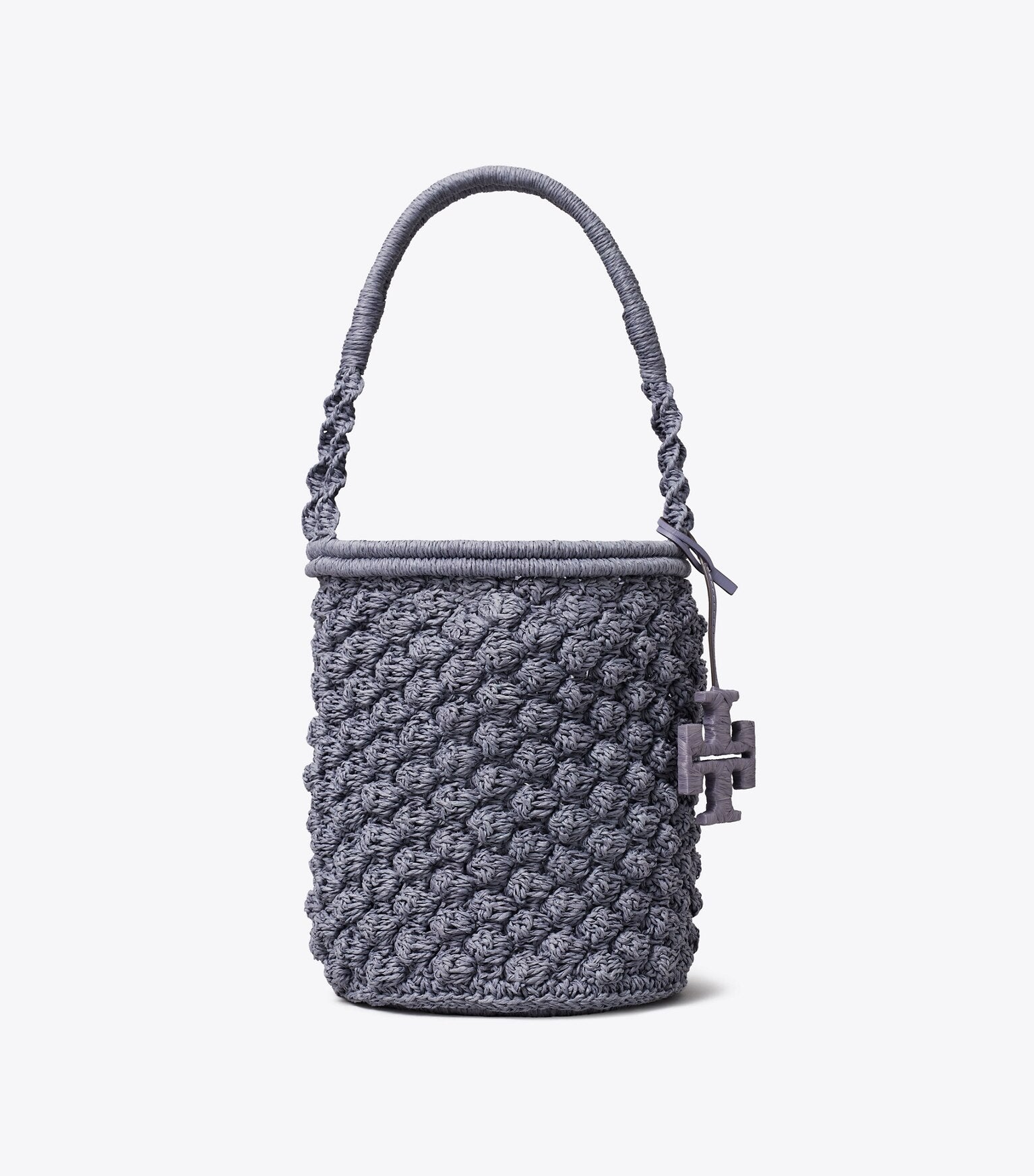 Ella Hand-Crocheted Popcorn Bucket Bag