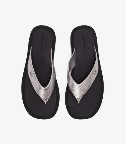 Leather Platform Flip Flop