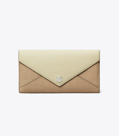 Long Colorblock Envelope Wallet