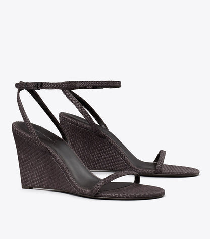 Gigi Raffia Wedge