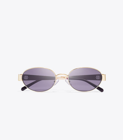 Miller Metal Oval Sunglasses