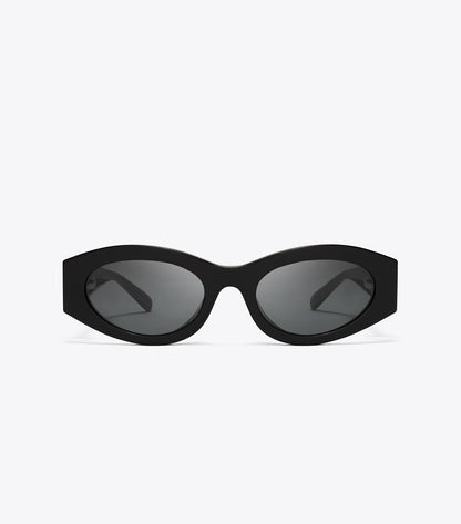 Pierced Oval Sunglasses