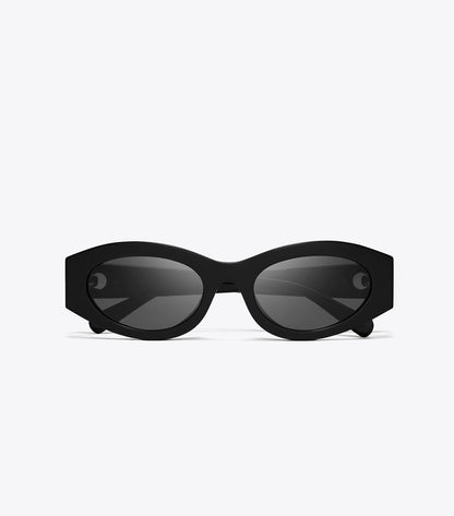 Pierced Oval Sunglasses