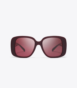 Pierced Oversized Square Sunglasses