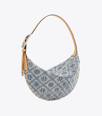 T Monogram Denim Small Balloon Bag