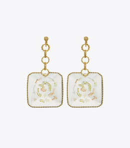 Runway Swirl Drop Earrings