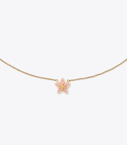 Forget Me Not Star Pendant Necklace
