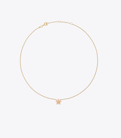 Forget Me Not Star Pendant Necklace