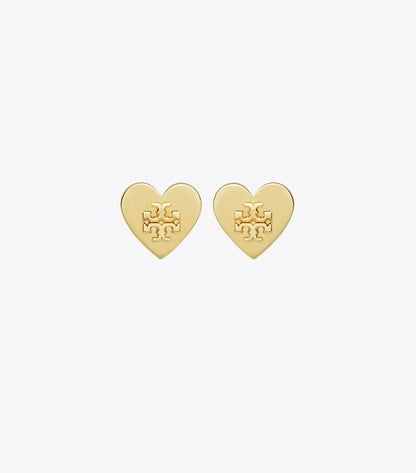 Forget Me Not Heart Stud Earrings