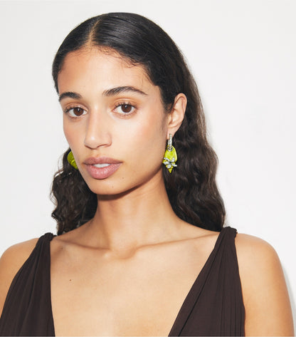 Curiosity Shell Hoop Earrings