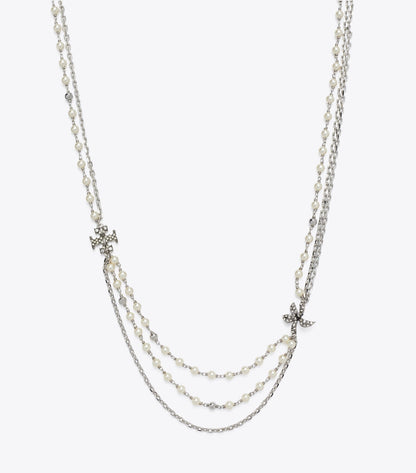 Moondance Multi Strand Pearl Necklace