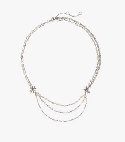 Moondance Multi Strand Pearl Necklace