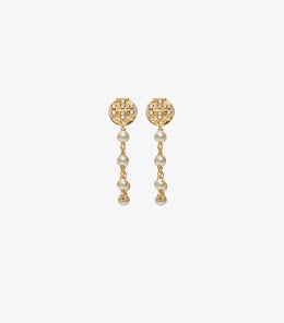 Moondance Pearl and Chain Earrings