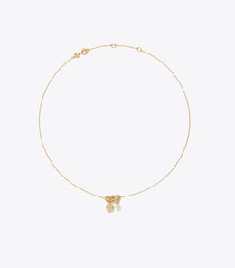 Icon Pavé Charm Pendant Necklace