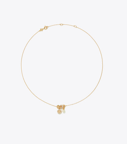 Icon Pavé Charm Pendant Necklace