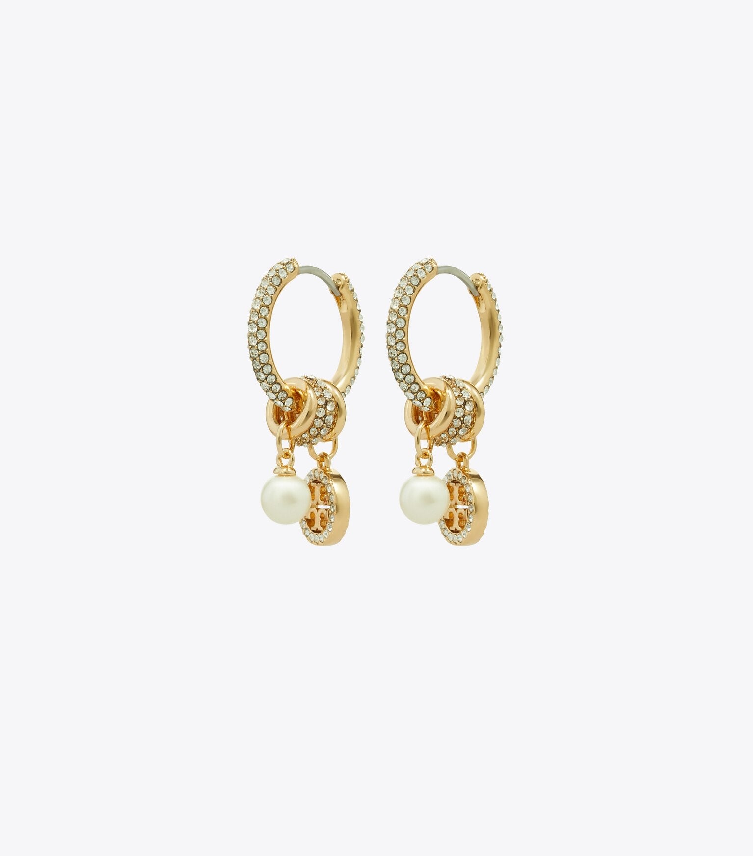 Icon Pavé Charm Earrings