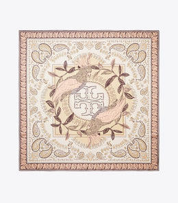 Cockatoo Bandana Silk Square Scarf