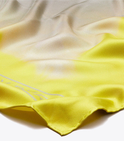 Tie-Dye Silk Square Scarf