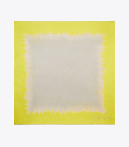 Tie-Dye Silk Square Scarf