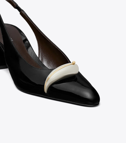 Pierced Slingback Heel