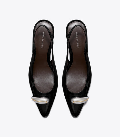Pierced Slingback Heel