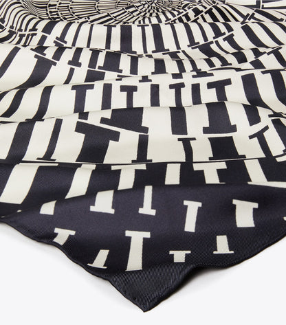 T Circle Silk Square Scarf