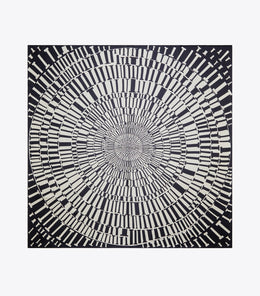 T Circle Silk Square Scarf