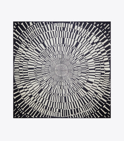 T Circle Silk Square Scarf