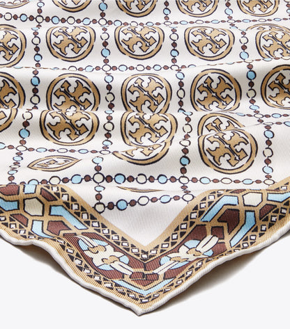 Deco T Monogram Neckerchief