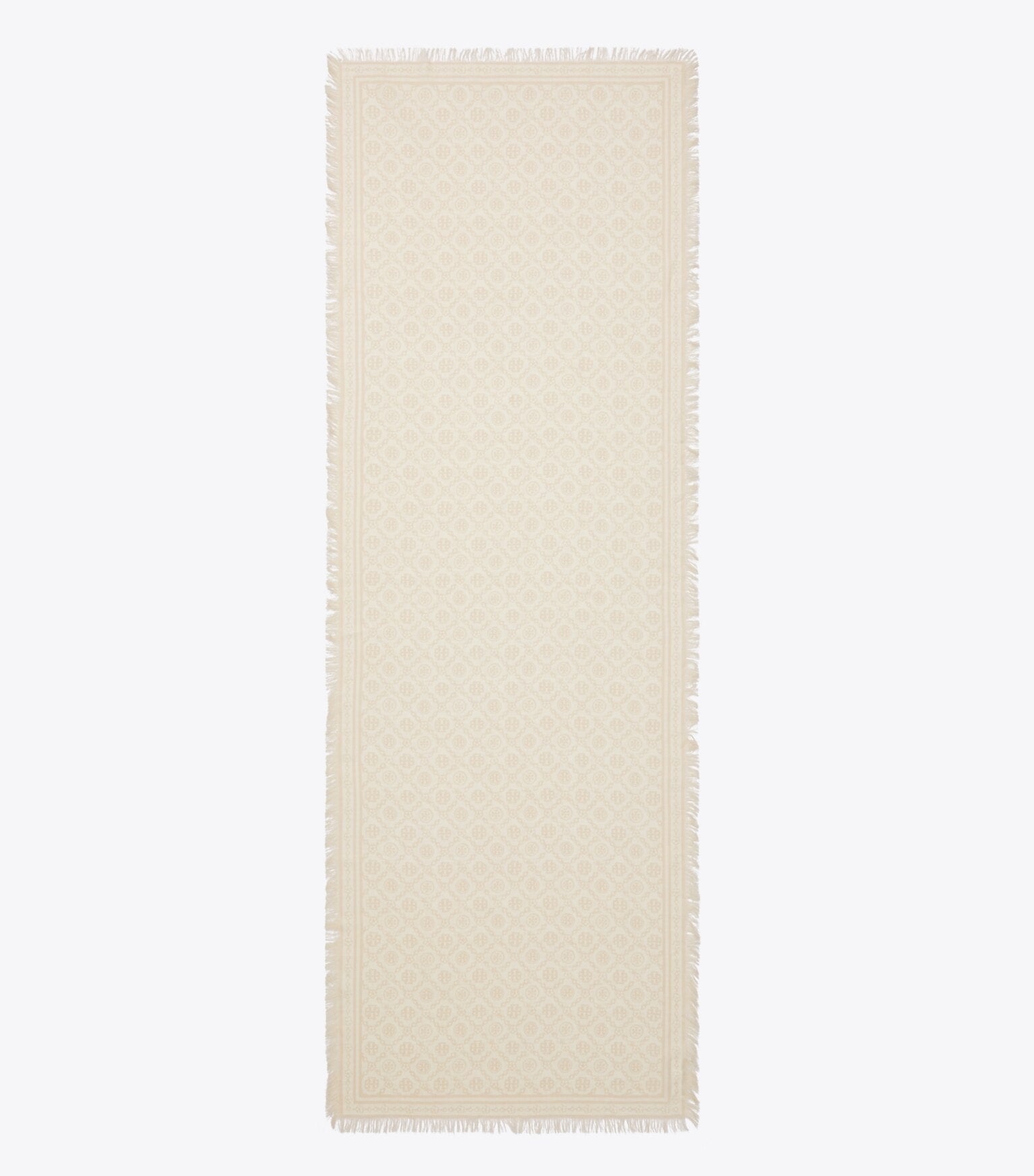 T Monogram Floral Oblong Scarf