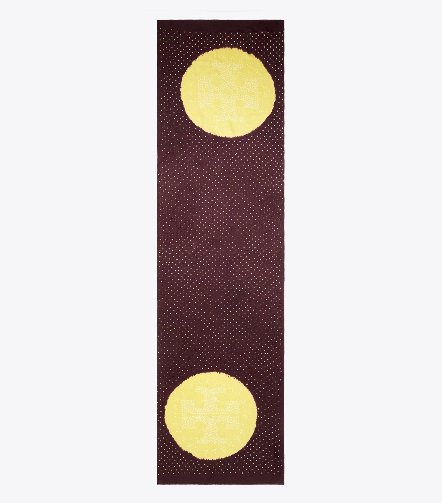 Ruched Silk Oblong Scarf