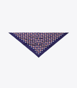 Floral Logo Triangle Scarf