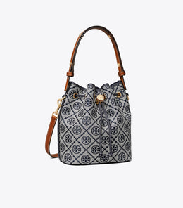 T Monogram Bucket Bag